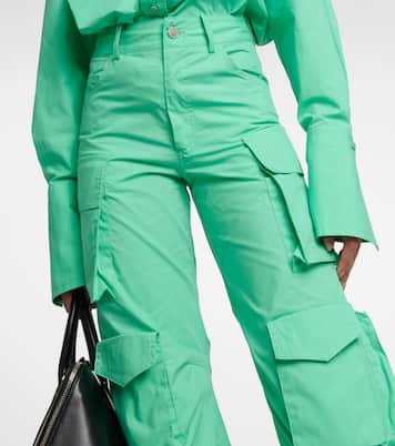 Pantalon cargo Fern en toile de coton | The Attico
