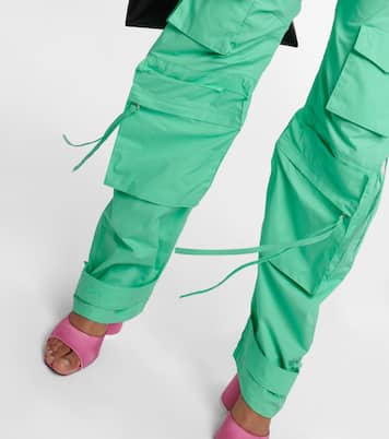 Pantalon cargo Fern en toile de coton | The Attico