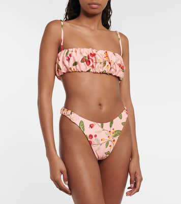Eneldo printed bikini top | Agua by Agua Bendita