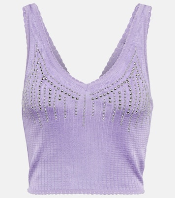 Top de punto adornado | Rabanne