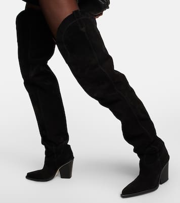 Over the knee cowboy boots deals