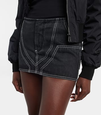 Low-rise denim miniskirt | Off-White