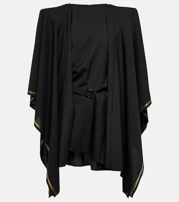 Striped cape minidress | Junya Watanabe