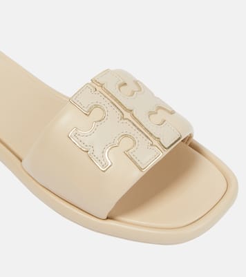 Leather slides | Tory Burch