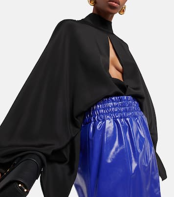 Cutout silk crêpe bodysuit | Tom Ford