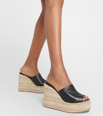 Wedge-Pantoletten Ariella Zeppa aus Leder | Christian Louboutin