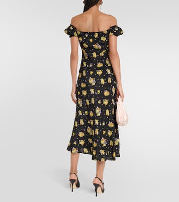 Floral silk maxi dress | Alessandra Rich