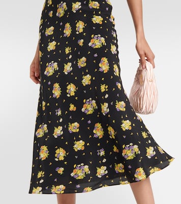 Floral silk maxi dress | Alessandra Rich