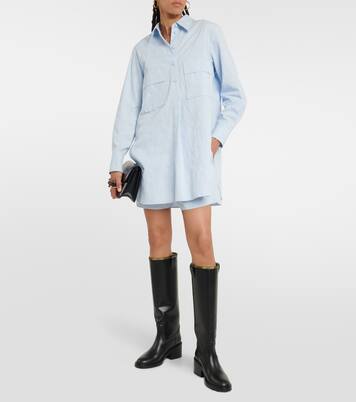 Shorts in cotone a vita alta | Chloé