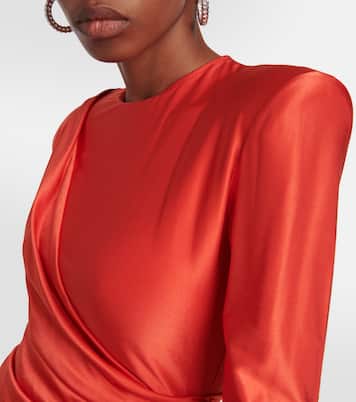 Draped midi dress | Alexandre Vauthier
