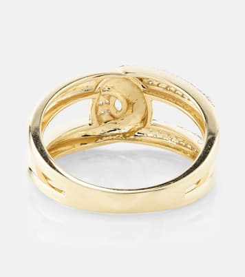 Bague en or 10 ct et diamants | Stone and Strand