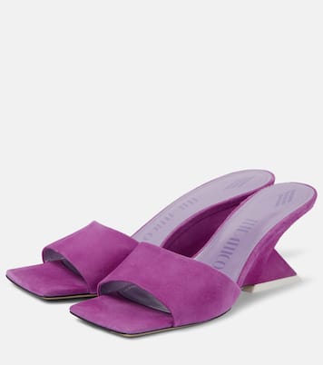 Pantoletten Cheope 60 aus Veloursleder | The Attico