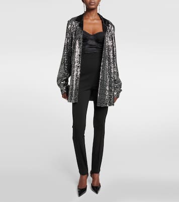 Leggings de tiro alto con fuseau | Dolce&Gabbana