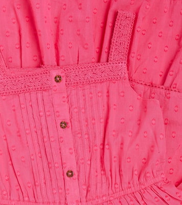 Besticktes Kleid aus Baumwolle mit Spitze | Scotch & Soda Kids