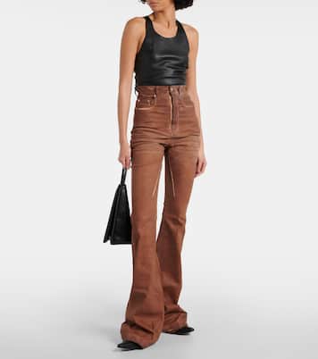Jeans flared a vita alta | Rick Owens