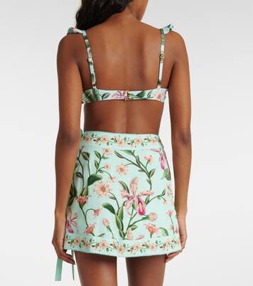 Luna Orquidea floral beach cover-up | Agua by Agua Bendita