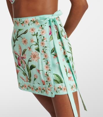 Luna Orquidea floral beach cover-up | Agua by Agua Bendita