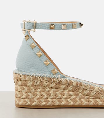 Sandalias Rockstud de piel granulada | Valentino Garavani