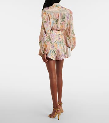 High-Rise Shorts Halliday aus Leinen | Zimmermann