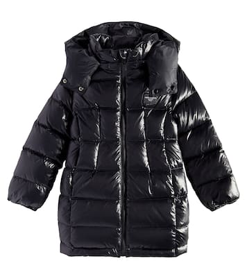 Abrigo con paneles de plumas | Dolce&Gabbana Kids