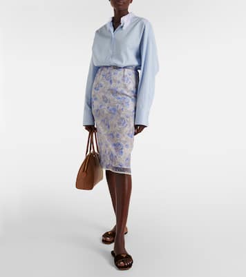 Pantoletten aus Samt | Prada
