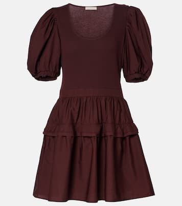 Vestido corto Tilda de mezcla de algodón | Ulla Johnson