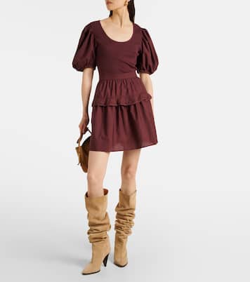 Vestido corto Tilda de mezcla de algodón | Ulla Johnson