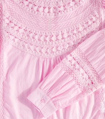 Blusa in cotone sangallo | The New Society