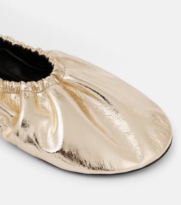 Ballerine in pelle metallizzata | Jil Sander