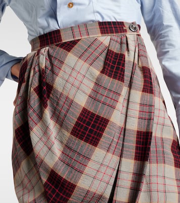 Gonna midi Drunken Drape a quadri | Vivienne Westwood
