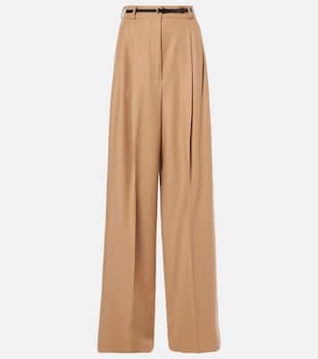 Weite Hose Kiens12 aus einem Wollgemisch | Sportmax