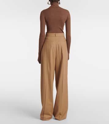 Weite Hose Kiens12 aus einem Wollgemisch | Sportmax