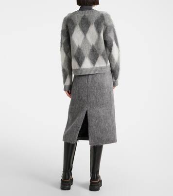 Mohair and wool-blend sweater | Moncler