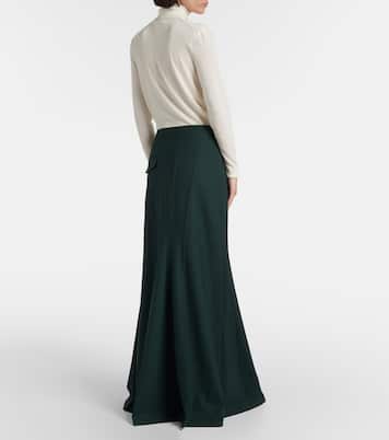 Falda larga asimétrica | Victoria Beckham