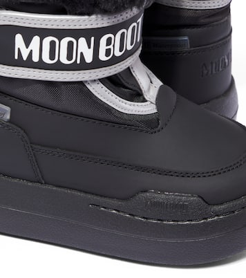 Junior Park Strap faux fur-trimmed snow boots | Moon Boot Kids