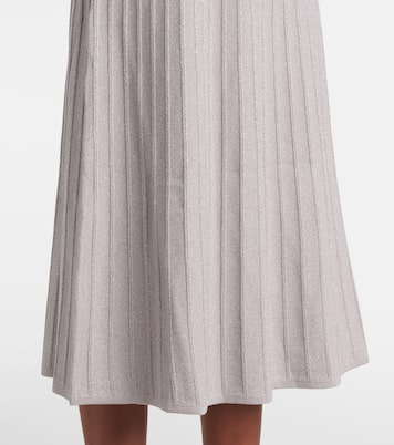 Abito midi Nami in maglia lamé | Veronica Beard