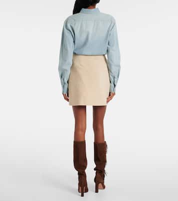 Minirock Carreen aus Veloursleder | Ralph Lauren Collection