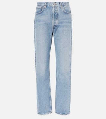 90's Pinch Waist high-rise straight jeans  | Agolde