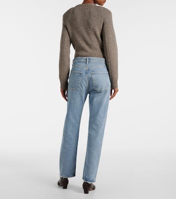 90's Pinch Waist high-rise straight jeans  | Agolde