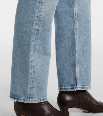 90's Pinch Waist high-rise straight jeans  | Agolde