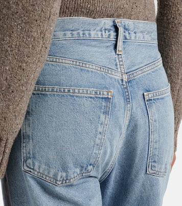 90's Pinch Waist high-rise straight jeans  | Agolde