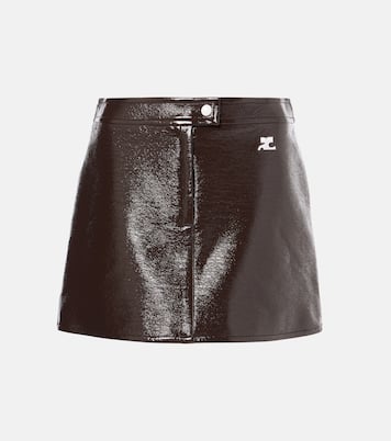 Minigonna Reedition in vinile | Courrèges