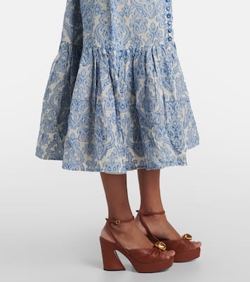 Abito midi in cotone Wylie Lantern | Zimmermann