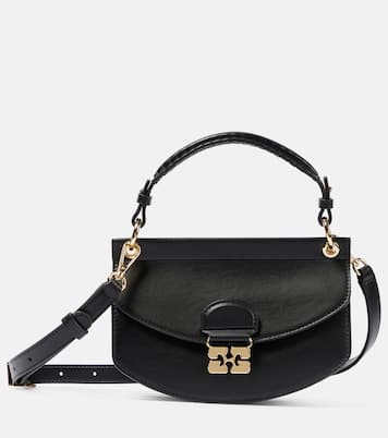 Borsa a tracolla Apo-G Mini in pelle | Ganni
