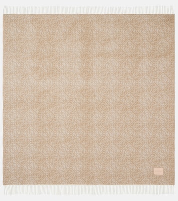 Anagram wool and cashmere blanket | Loewe