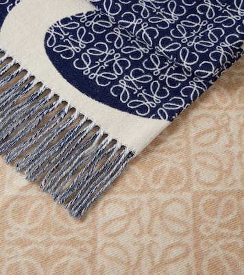 Anagram wool and cashmere blanket | Loewe