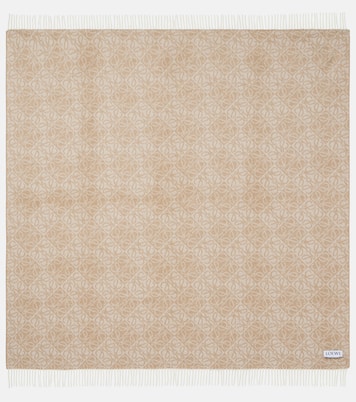 Anagram wool and cashmere blanket | Loewe