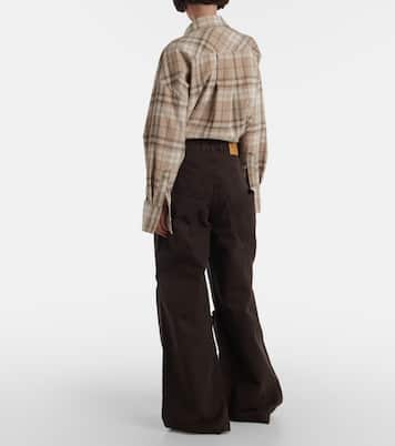 Jeans a gamba larga e vita alta | The Attico