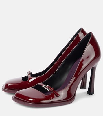 Escarpins Mia 95 en cuir verni | The Attico