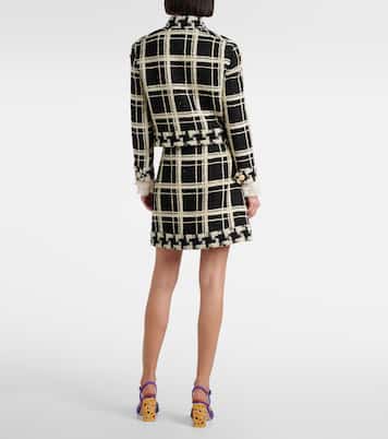 Veste Mossi en tweed de laine mélangée | Valentino